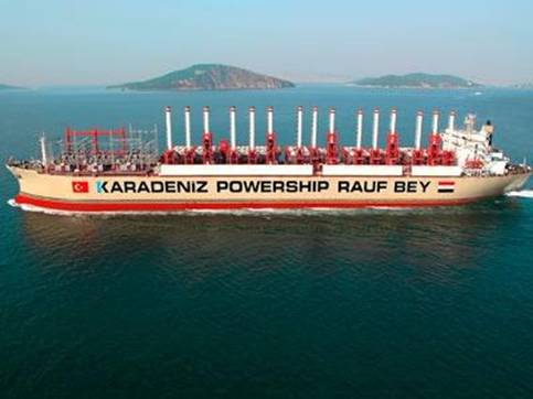 ENERJİ GEMİLERİMİZ, IRAK'A ELEKTRİK ÜRETİYOR