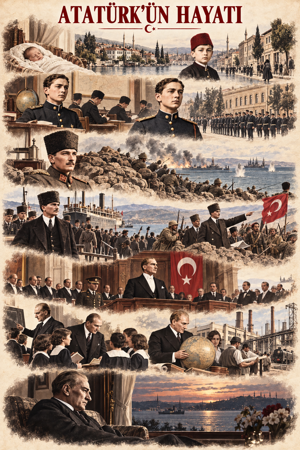 ATATÜRK’ÜN KRONOLOJİK HAYATI VE DÖNEMİNİN ÖNEMLİ GELİŞMELERİ