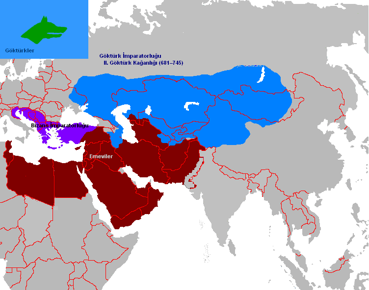 Gokturk Empire Map